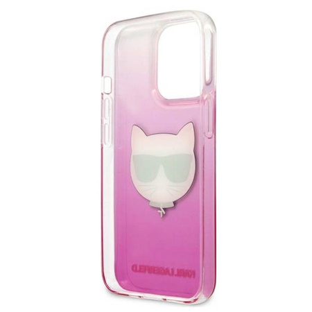 Karl Lagerfeld Choupette Head - Etui iPhone 13 Pro Max (różowy) (KLHCP13XCTRP)