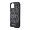 Guess GCube Stripes MagSafe - Etui iPhone 14 Plus (Czarny) (GUHMP14MHGCFSEK)