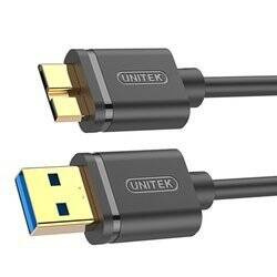 Unitek Kabel Przewód USB-A 3.0 microUSB-B 1m Czarny (Y-C461GBK)