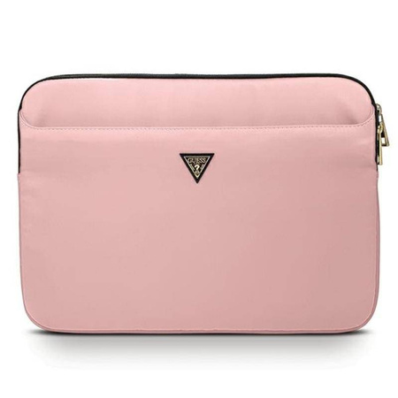 Guess Nylon Computer Sleeve - Etui na notebooka 13" (różowy) (GUCS13NTMLLP)