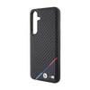BMW Carbon Tricolor Line MagSafe - Etui Samsung Galaxy S24 (czarny) (BMHMS24S23PUDTK)