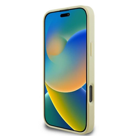 Karl Lagerfeld Metal Signature - Etui iPhone 16 Pro (złoty) (KLHCP16LPFMFBKMD)