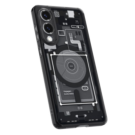 Spigen Ultra Hybrid Mag MagSafe - Etui do Samsung Galaxy S25 Edge (Zero One Black) (ACS09415)
