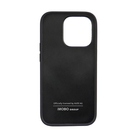 Audi Synthetic Leather - Etui iPhone 14 Pro (Czarny) (AU-TPUPCIP14P-TT/D1-BK)