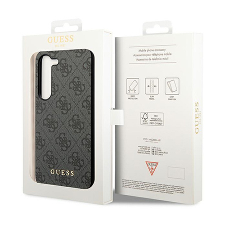 Guess 4G Charms Collection - Etui Samsung Galaxy A55 5G (czarny) (GUHCSA55GF4GGR)