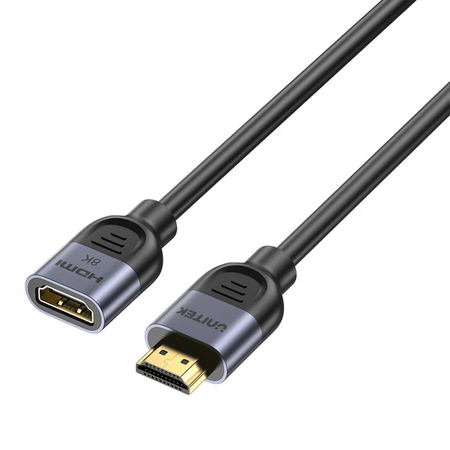 Unitek przedłużacz HDMI (M) - HDMI (F) 2.1, 8K 0,5m (C11091AGY01-0.5M)