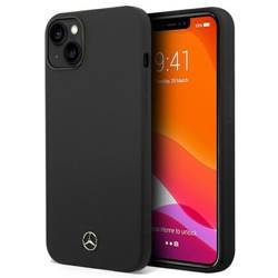 Mercedes Silicone Line - Etui iPhone 14 Plus (czarny) (MEHCP14MSILBK)