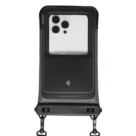 Spigen A611P Universal Waterproof Float Case 2-Pack - Etui wodoodporne do smartfonów do 6.9" (2 sztuki) (Matte Black) (ACS09348)