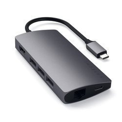 Satechi Hub USB-C Multiport MX Adapter - Gwiezdna szarość (ST-UCMXAM)