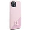 Karl Lagerfeld Silicone Shadow Metal Initial MagSafe - Etui do iPhone 15 (różowy) (KLHMP15SSCMKMPCP)