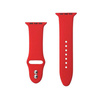 Crong Liquid - Pasek do Apple Watch 44/45/46/49 mm (czerwony) (CRG-44LQB-RED)