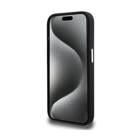 BMW Signature Liquid Silicone MagSafe - Etui iPhone 15 Pro (czarny) (BMHMP15LSILBK2)