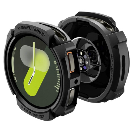 Spigen Rugged Armor - Obudowa do Samsung Galaxy Watch 8 44 mm (Matte Black) (ACS10006)