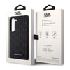 Karl Lagerfeld Saffiano Monogram Metal Logo - Etui Samsung Galaxy S23 (czarny) (KLHCS23SSAKLHPK)