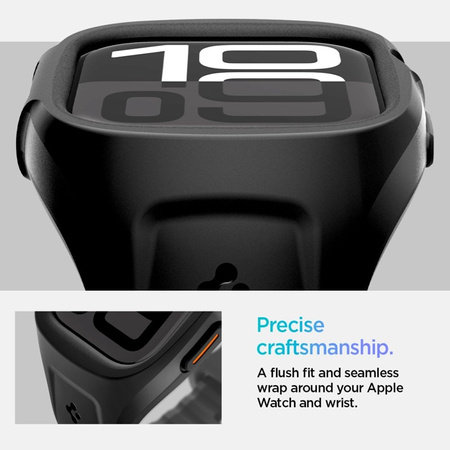 Spigen Liquid Air Pro - Pasek z obudową do Apple Watch 10 46 mm (Matte Black) (ACS09317)