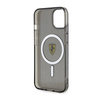 Ferrari Translucent MagSafe - Etui iPhone 14 Plus (Czarny) (FEHMP14MURKK)