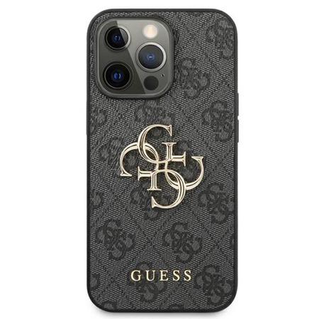 Guess 4G Big Metal Logo - Etui iPhone 13 Pro Max (szary) (GUHCP13X4GMGGR)