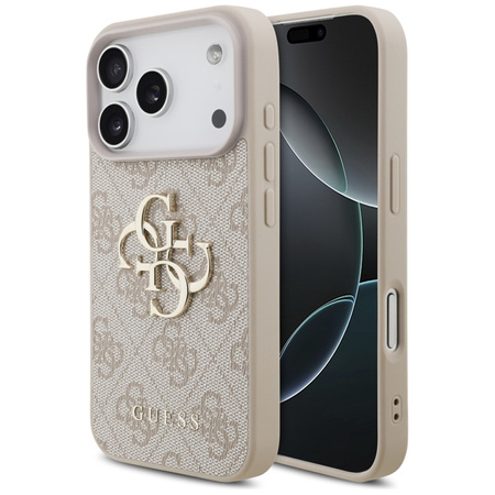 Guess 4G Big Logo - Etui iPhone 17 Pro (różowy) (GUHCP17L4GMGPI)