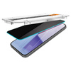 Spigen GLAS.TR EZ FIT Privacy 2-Pack - Szkło hartowane z filtrem prywatyzującym do iPhone 15 / 16 2 szt (AGL06905)