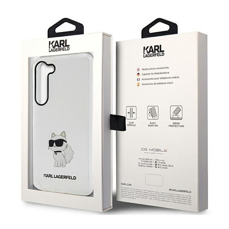 Karl Lagerfeld IML NFT Choupette - Etui Samsung Galaxy S23 (przezroczysty) (KLHCS23SHNCHTCT)