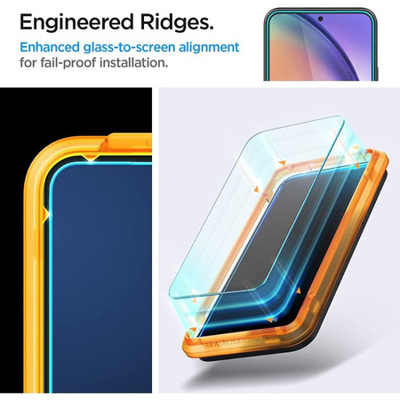 Spigen Alm Glas.TR 2-Pack - Szkło hartowane do Samsung Galaxy A54 5G (2 szt.) (Clear) (AGL05966)