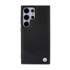 BMW Signature Leather Crossing Lines Pattern - Etui Samsung Galaxy S24 Ultra (czarny) (BMHCS24L23RCGPK)