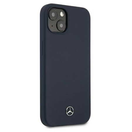 Mercedes Silicone Line - Etui iPhone 13 mini (granatowy) (MEHCP13SSILNA)