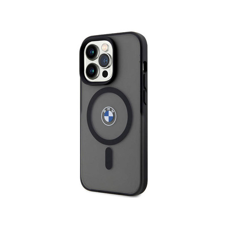 BMW Signature MagSafe - Etui iPhone 14 Pro Max (czarny) (BMHMP14XDSLK)