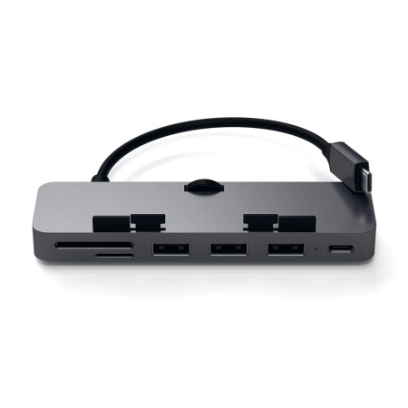 Satechi Hub do iMaca z USB-C na USB 3.0, USB-C, SD, microSD - Gwiezdna szarość (ST-TCIMHM)