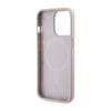 Guess 4G Printed Stripes MagSafe - Etui iPhone 13 Pro (Różowy) (GUHMP13LP4RPSP)