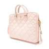 Guess Quilted 4G Computer Bag - Torba na notebooka 15" / 16" (różowy) (GUCB15ZPSQSSGP)