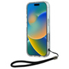 Karl Lagerfeld Zebra With Cord - Etui iPhone 16 (fioletowy) (KLHCP16SHZBPKCCU)