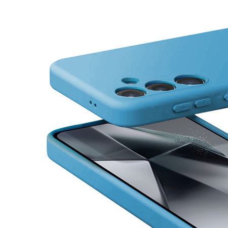Crong Color Cover - Etui Samsung Galaxy S24 (błękitny) (CRGCOLRSGS24LBLU)