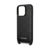Karl Lagerfeld Monogram Plaque Logo Strap - Etui iPhone 14 Pro (czarny) (KLHCP14LSTMMK)