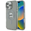 Karl Lagerfeld IML Metal Karl Head MagSafe - Etui iPhone 16 Pro Max (czarny) (KLHMP16XHLSKIK)