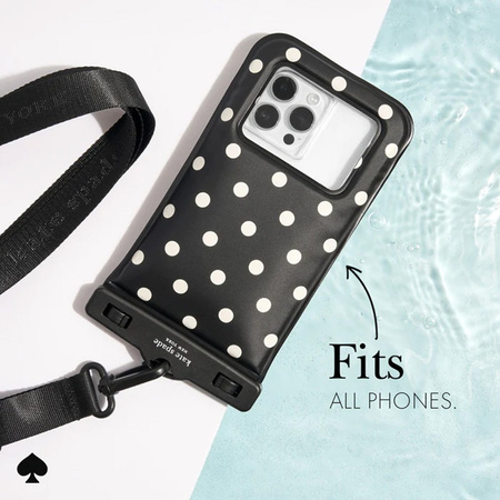 Kate Spade New York Waterproof Floating Pouch - Etui wodoodporne do smartfonów do 6.7" (Picture Dot) (KS053358)