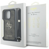 Guess 4G Big Logo Cord Strap Crossbody - Etui do iPhone 16 Pro Max (brązowy) (GUHCP16XP4GMGCRW)