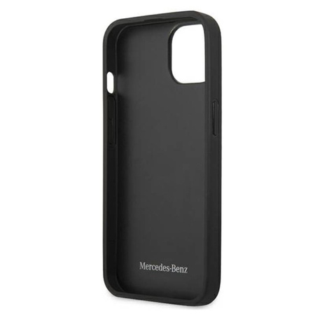Mercedes Leather Perforated Area - Etui iPhone 13 mini (granatowy) (MEHCP13SCDONA)
