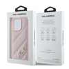 Karl Lagerfeld Quilted Signature - Etui iPhone 16 Pro Max (różowy) (KLHCP16XPQDSMGP)