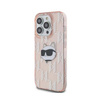 Karl Lagerfeld IML Choupette Head & Monogram - Etui iPhone 13 Pro (różowy) (KLHCP13LHKLPCHP)