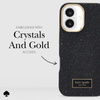 Kate Spade New York Crystal Pave MagSafe - Etui iPhone 16 (Nightfall) (KS054354)