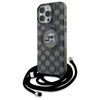 Karl Lagerfeld IML Crossbody Monogram Karl & Choupette Head MagSafe - Etui iPhone 16 Pro Max (czarny) (KLHMP16XHCKCKLCK)