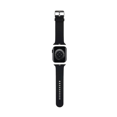 Karl Lagerfeld 3D Rubber Karl & Choupette Heads NFT - Pasek do Apple Watch 38/40/41 mm (czarny) (KLAWMSLKCNK)