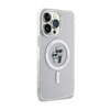 Karl Lagerfeld Karl & Choupette Glitter MagSafe - Etui iPhone 14 Pro Max (przezroczysty) (KLHMP14XHGKCNOT)