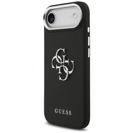 Guess Grained Big 4G Classic Logo - Etui iPhone Air (czarny) (GUHCP17MPG4SMCEK)