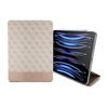 Guess 4G Stripe Allover - Etui iPad Pro 12.9" (2022-2020) (Różowy) (GUFCP12PS4SGP)