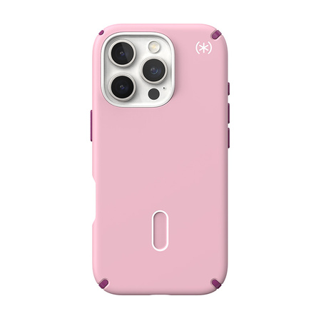 Speck Presidio2 Pro ClickLock & MagSafe - Etui iPhone 16 Pro (Wednesday Pink / Boysenberry Purple / White) (150700-3250)