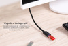 Unitek Kabel Przewód Przejściówka Przedłużacz USB-A 3.0 AM-AF 0,5m Czarny (Y-C456GBK)