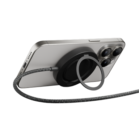 Native Union SnapStand Qi2 Wireless Charger - bezprzewodowa ładowarka Qi2 15W z podstawką kompatybilna z MagSafe (black) (SNST-QI2-BLK)