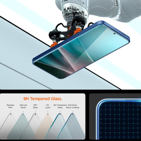 Spigen GLAS.TR EZ Fit Pro - Szkło hartowane do Samsung Galaxy S25 Edge (AGL09411)